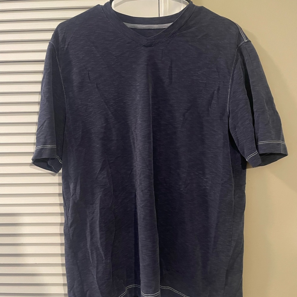 Johnston & Murphy Navy Knit Top